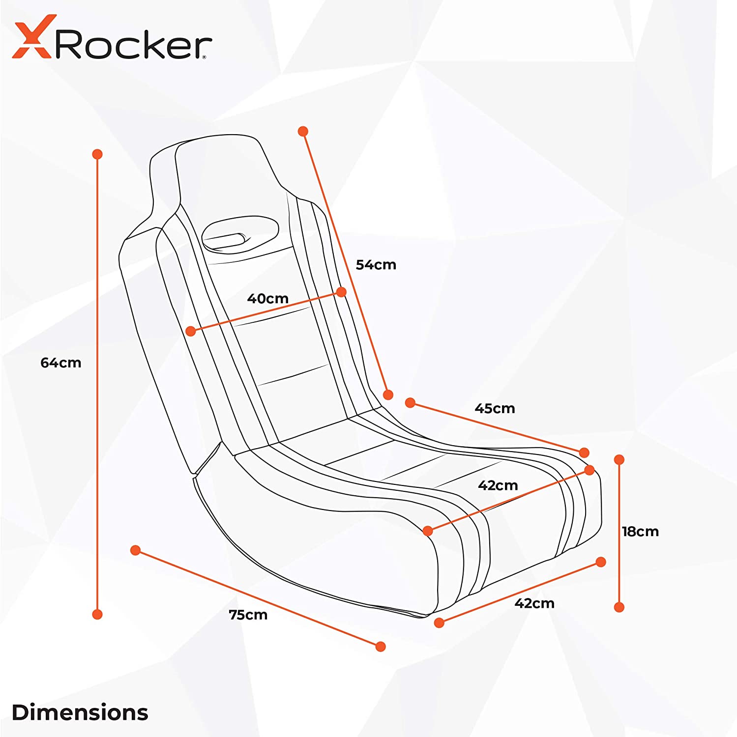 خرید صندلی گیمینگ ایکس راکر مدل Geist 2.0